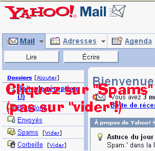 Panne messagerie yahoo!